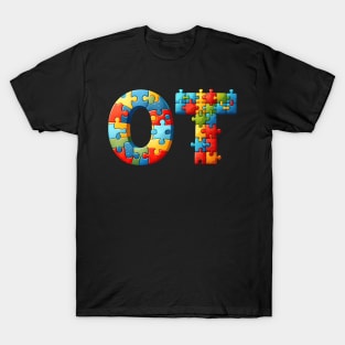 Autism Awareness Occupational Therapy OT T-Shirt